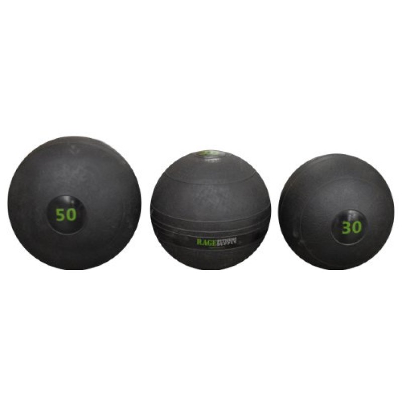 RAGE 피트니스 슬램 볼(10lb, 15lb, 20lb, 25lb, 30lb, 35lb, 40lb - 개별 판매), 크로스 트레이닝, 근력 트레이닝, 월 볼, 웨이티드 슬램볼