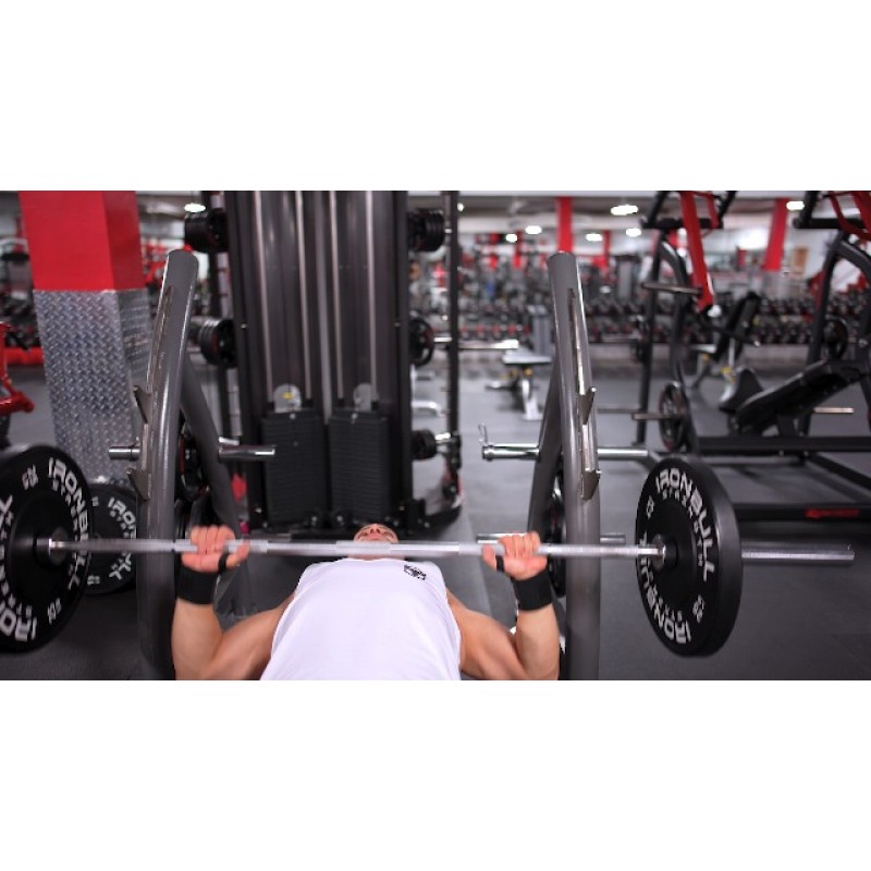 역도용 손목 랩(USPA, IPL, USAW 및 IWF 승인) - 벤치 프레스, 오버헤드 프레스, 딥 및 컬용 18인치 프리미엄 품질 역도 손목 지지대 – 올림픽 역도 체육관 운동, 교차 훈련, 보디빌딩, 근력 운동을 위한 최고의 손목 밴드 훈련 및 파워리프팅
