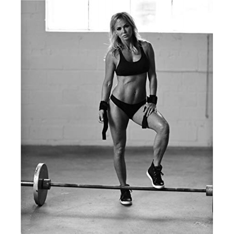 Grizzly Fitness 디럭스 역도 스트랩(남성 및 여성용 네오프렌 손목 랩 포함) | 쌍으로 판매 | 원사이즈 | 들어올리고 당기는 동안 손목 지지대를 제공하면서 그립 강도를 높이고 미끄러짐을 줄이기 위해 전문가가 사용 | 군용 등급 1.5인치 너비의 내구성이 뛰어난 스티치 면과 나일론 혼방 | 벨코 클로저