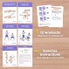 WorkoutLabs 운동 카드: 체중 – 60가지 운동과 12가지 장비 없는 루틴이 포함된 여성 및 남성을 위한 프리미엄 홈 & 체육관 운동 플래시 카드 데크 · 방수 플라스틱 피트니스 플래시 카드