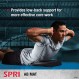SPRI Ab 매트 - 복부 운동, 윗몸일으키기, 크런치, 푸시업, 코어 트레이닝 등을 위한 운동 매트 액세서리 - 복근 토닝을 위한 곡선형 등받이가 있는 휴대용 패딩 모양 매트, 블랙