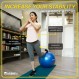 URBNFit 운동 공 - 운동 임신 안정을 위한 요가 공 - 펌프가 있는 안티버스트 스위스 밸런스 공 - 사무실, 홈 체육관용 피트니스 볼 의자