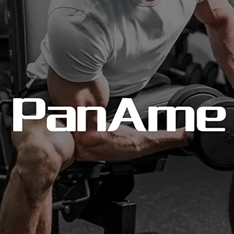 PanAme 헤비 배틀 로프 1.5인치 30피트 폴리에스테르 운동 로프 크로스핏 훈련, 홈 체육관 또는 피트니스 운동, 근육 키우기용 전신 운동 장비, 블랙