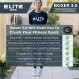 Elitesrs Boxer 3.0 피트니스 및 심장 훈련을 위한 복싱 줄넘기 - 전문적으로 설계된 전신 운동 줄넘기 - 엉키지 않는 5mm PVC 줄넘기 코드 - 슬림 바디 에어로빅 운동에 이상적