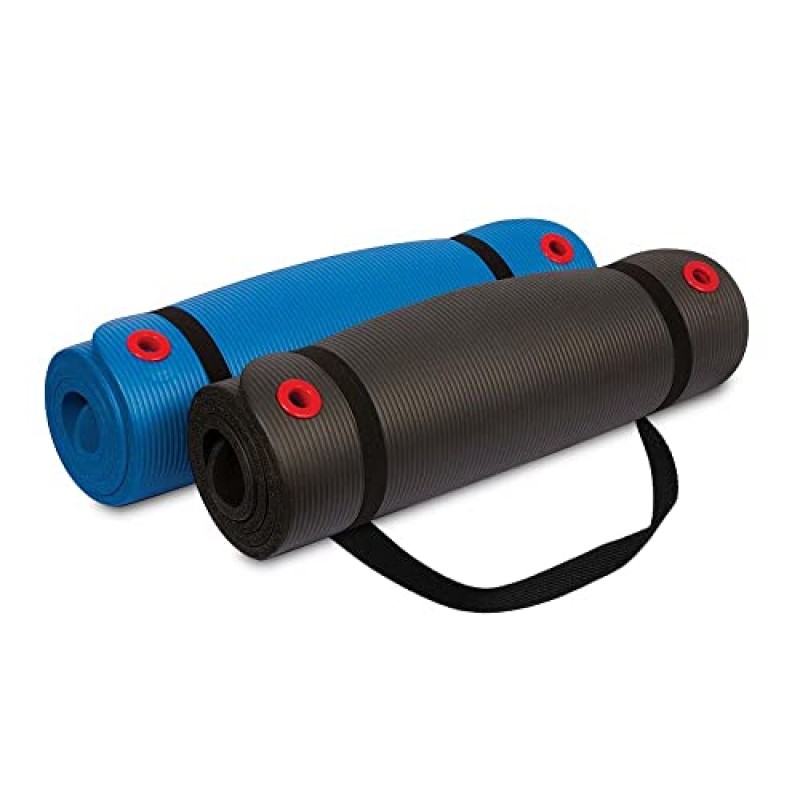 Body Sport® 개인 운동 매트 – 운동 매트 – 홈 트레이닝용 운동 매트 – 운동용 피트니스 매트 – 두꺼운 폼 운동 매트