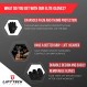 남성용 Lift Tech Fitness 엘리트 역도 장갑 - 블랙 & 화이트