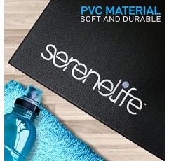 SereneLife 프리미엄 휴대용 피트니스 운동 매트 - 30