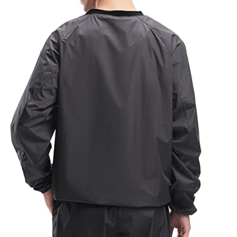 HOTSUIT 사우나 정장 남성 안티 립 땀 정장 체육관 복싱 운동 재킷