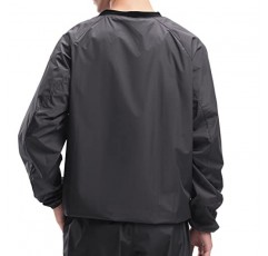 HOTSUIT 사우나 정장 남성 안티 립 땀 정장 체육관 복싱 운동 재킷
