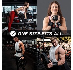 역도, 크로스핏, 보디빌딩 및 피트니스를 위한 VIKINGSTRENGTH 손목 보호대 지원. 통증 완화 및 회복을 위한 손목 랩. 남성 및 여성용 손목 스트랩 + V-Strength 운동 앱