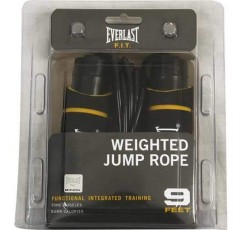 Everlast Evergrip 가중 줄넘기 (검은색)