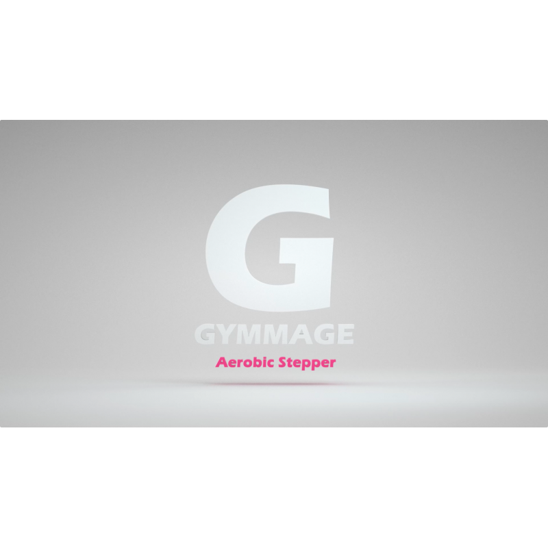 GYMMAGE 조정 가능한 운동 에어로빅 스테퍼, 2개의 라이저가 있는 에어로빅 운동 스텝 플랫폼, 피트니스용 운동 스텝 데크, 미끄럼 방지 표면이 있는 26.5