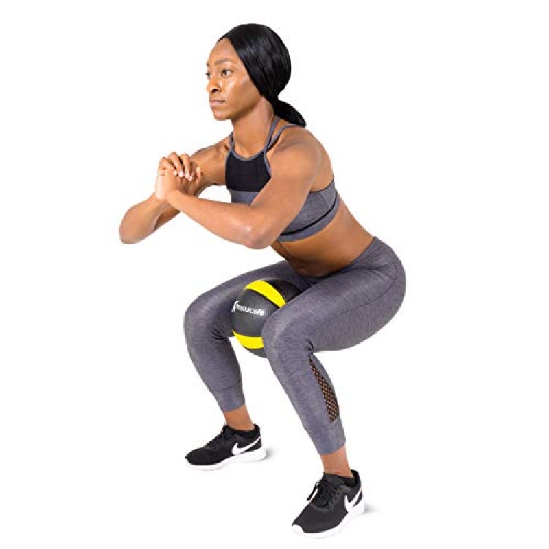 전신 운동을 위한 ProSource Fit Weighted Medicine Ball, 미끄럼 방지 그립