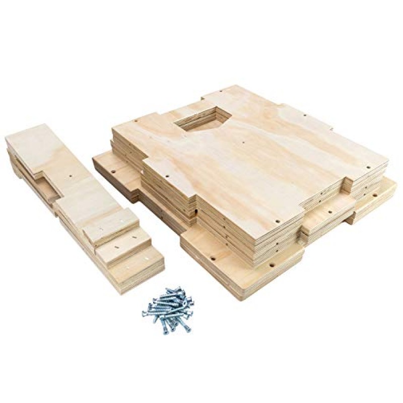 점프, MMA 훈련을 위한 울트라 피트니스 기어 3 in 1 Wood Plyo Box. 플라이오메트릭.