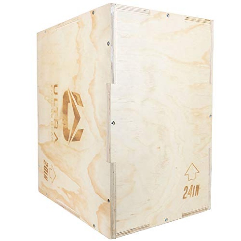 점프, MMA 훈련을 위한 울트라 피트니스 기어 3 in 1 Wood Plyo Box. 플라이오메트릭.