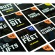 FastFit HIIT 트레이닝 게임 - 여성 및 남성을 위한 방수 운동 카드 - 60가지의 다양한 체중 운동이 포함된 운동 카드 - 서킷 트레이닝, 홈 트레이닝, 체육관, 땀흘리기 위한 피트니스 카드 데크