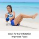 ibodycare Pilates 4"(10cm) 에어로필라테스, 요가, 피트니스, 근력 운동, 필라테스 리포머 또는 매트 필라테스용 액세서리 미니 볼