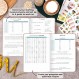 Clever Fox Food Journal 프리미엄 - 칼로리 추적기를 사용한 일일 식사 추적 로그 - 여성 및 남성을 위한 영양, 다이어트 및 체중 감량 일기 - 비만 식사 추적에 적합 - A5 크기(로즈 골드)