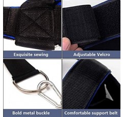 Visaman Fitness Neck Head Harness 목 훈련 조절 가능한 긴 강철 체인과 스트랩이있는 역도 강도 트레이너 근육 강도 목 운동기를 향상시킵니다.