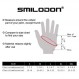Smilodon 운동 장갑 남성 여성 핑거리스 정품 가죽 역도 장갑 손목 지원 패딩 손바닥 보호 체육관 운동 피트니스 훈련 리프트 통기성