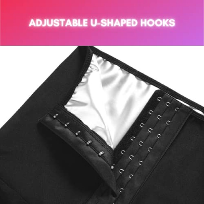 NANOHERTZ 사우나 땀 Shapewear 반바지 바지 허벅지 운동복 허리 트레이너 체중 감소 셰이퍼 Sweatsuit 피트니스 체육관 여성