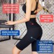 NANOHERTZ 사우나 땀 Shapewear 반바지 바지 허벅지 운동복 허리 트레이너 체중 감소 셰이퍼 Sweatsuit 피트니스 체육관 여성