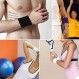 10쌍 스포츠 손목 밴드, 남성용 및 여성용 손목 땀 흡수 밴드, 신축성 및 땀 흡수 면 테리, 농구, 축구, 테니스, 축구, 달리기 및 운동에 적합