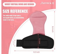여성을 위한 리프팅 손목 스트랩 조절 가능한 쿠션 손목 루프와 보디빌딩, 파워리프팅, 근력 트레이닝을 위한 다이아몬드 엠보싱이 있는 역도 핑크 가죽 장갑