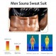 남성과 여성을위한 사우나 슈트 땀을 흘리는 사우나 슈트 까마귀가있는 사우나 슈트 긴 소매 사우나 슈트 체육관 운동 땀복 방수 비 립 피트니스 슈트 셰이퍼 히트 트래핑 슈트 (코트 _3XL)