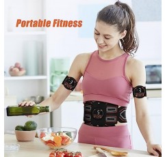 BLASET ABS 자극기, 복부 토닝 벨트 트레이너, Abs 운동 장비, 남성 및 여성을 위한 Ab 스포츠 운동 벨트 BFB-11