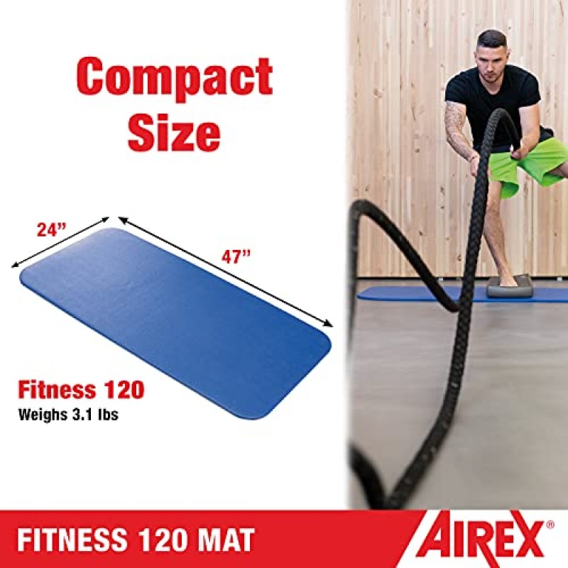 Airex 피트니스 운동 매트, 파란색(47