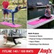AIREX Fitline 피트니스 매트, 180, 차콜