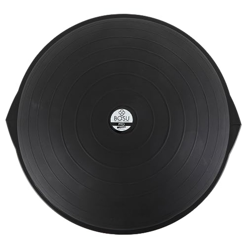 Bosu Pro 다기능 홈 체육관 전신 균형 근력 트레이너 볼 장비(가이드 운동 및 펌프 포함)