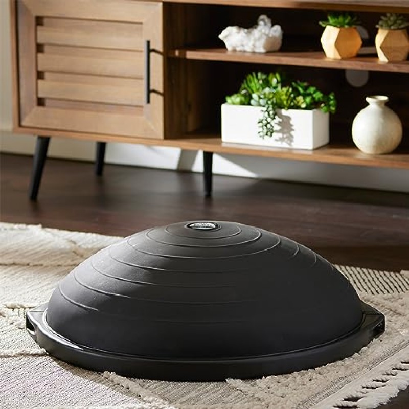 Bosu Pro 다기능 홈 체육관 전신 균형 근력 트레이너 볼 장비(가이드 운동 및 펌프 포함)