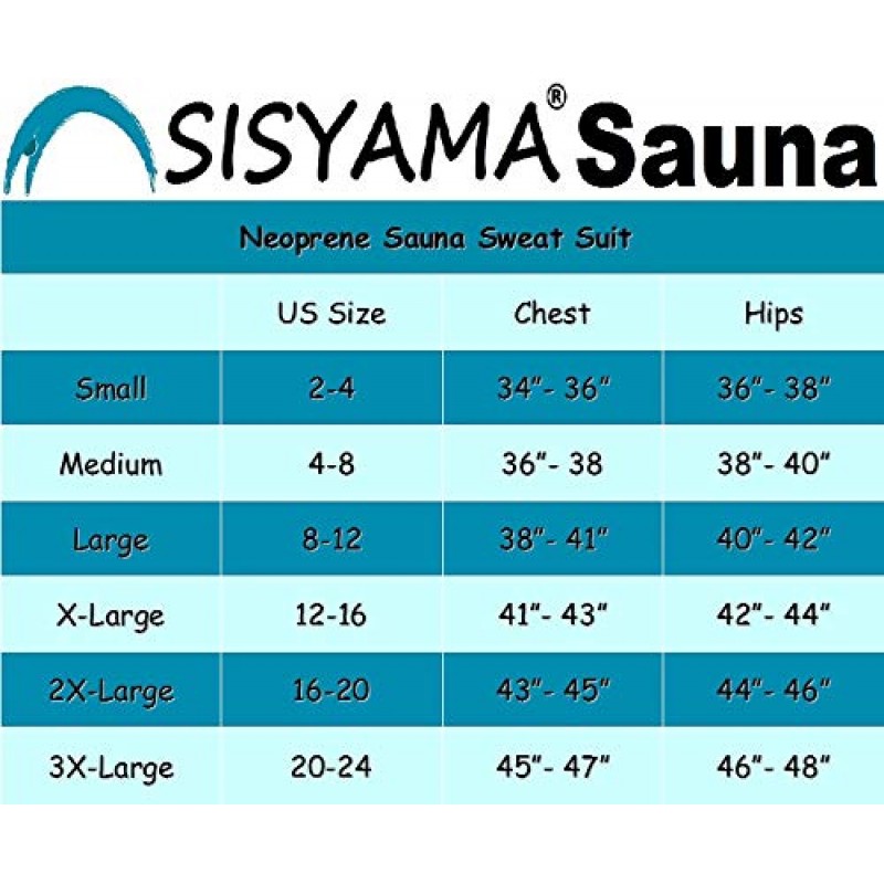 SISYAMA 여성 사우나 네오프렌 땀 운동 피트니스 체중 감소 핫 슬리밍 슈트 긴 바지/소매