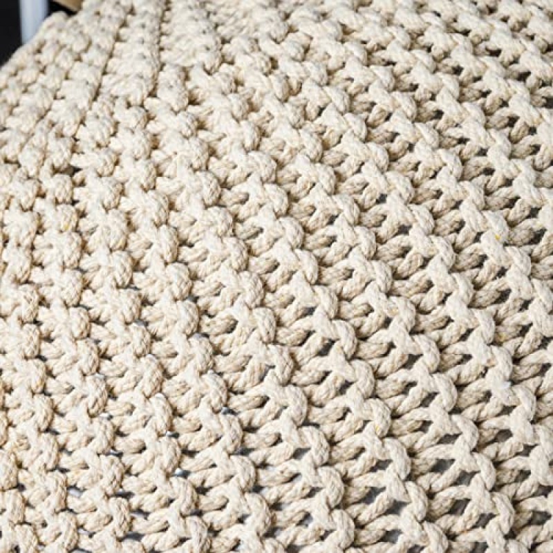 ART 솔방울 요가볼 크로셰 의자 커버, 운동볼 크로셰 커버 - 55cm 및 65cm용 탄생 볼, 안정성 볼, 피트니스 볼, 밸런스 볼, 운동 볼 커버, 사무실 의자용 수제 크로셰 커버