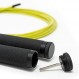 Crosstraining, Boxing 및 Fitness Fire 2.0용 Velites Ballasted Jump Rope - 더블 점프에 적합 | 알루미늄 스피드 로프(밸러스트는 포함되어 있지 않음)