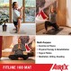 AIREX Fitline 100 프리미엄 운동 매트 - 재활, 근력 운동, 수중 에어로빅, 운동, 피트니스, 홈 트레이닝을 위한 홈 운동 매트 39" x 20", 차콜, 걸이용 고리 없음