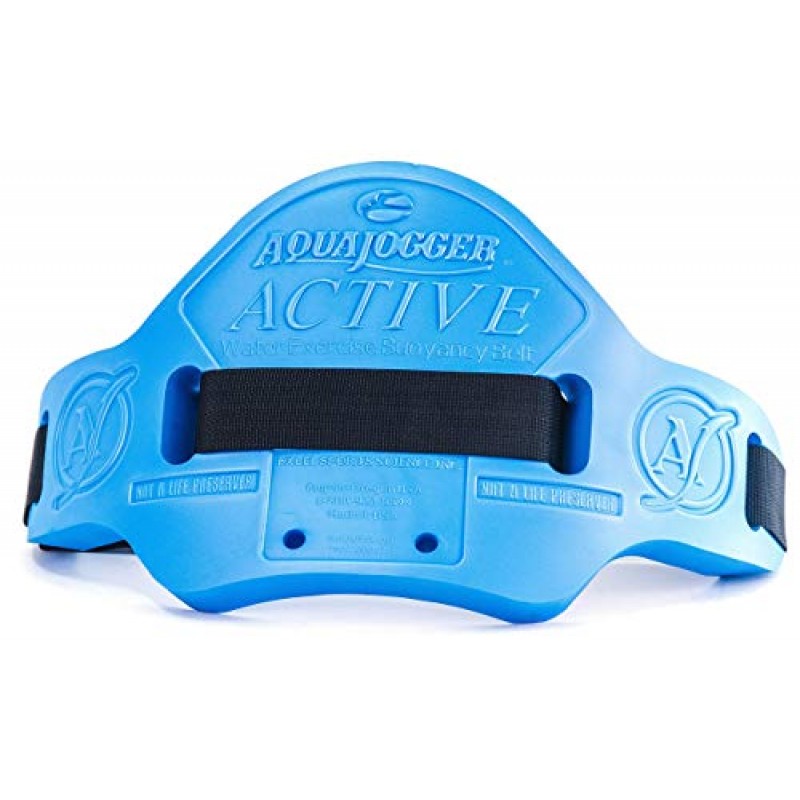 AquaJogger Active Belt 2 Pack, 수중 운동의 선두주자, 몸을 물에 수직으로 매달아 수영장 피트니스