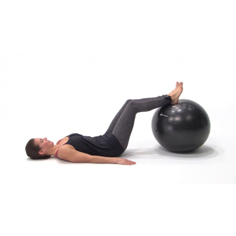 Gaiam 클래식 등받이 없는 밸런스 볼 의자 - 운동 안정성 요가 공 공기 펌프, 운동 가이드 및 만족 보장이 포함된 가정 및 사무실 책상용 프리미엄 인체공학적 의자