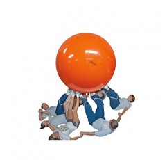 GYMNIC 메가볼: 그룹 활동 피트니스 볼, 레드(180cm)