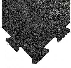 Rubber-Cal Armor Lock 연동 고무 매트(4팩), 검정색, 3/8 x 24 x 24인치, 모델: 03-212-WBK-4