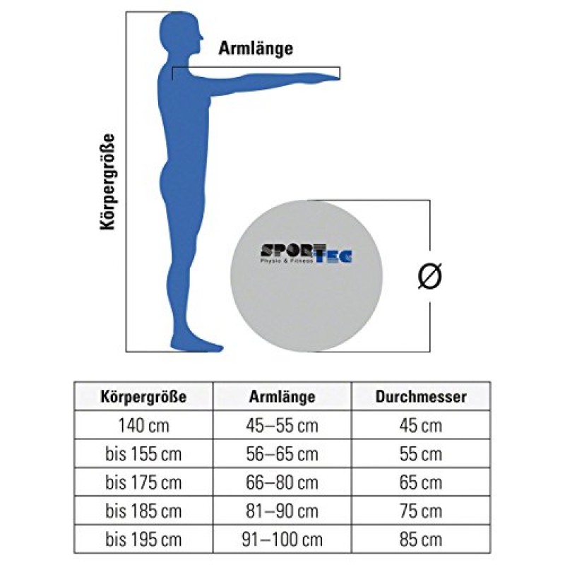짐닉 피지오 운동볼, 레드(120cm)