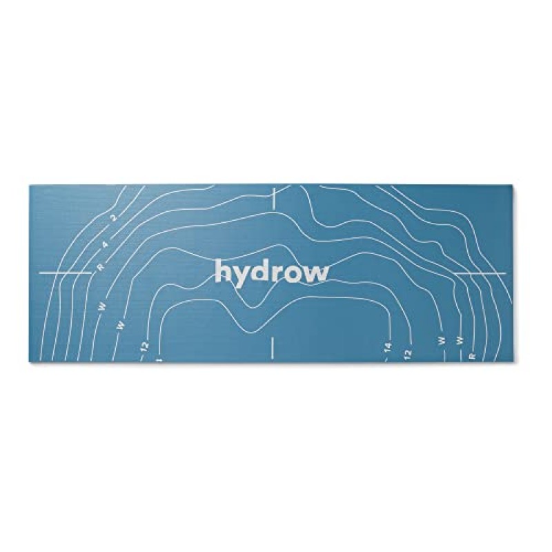 Hydrow 다용도 운동 매트 - 요가, 필라테스, 근력 운동용 미끄럼 방지 양면 매트