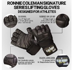 Schiek Ronnie Coleman 시그니처 시리즈 리프팅 장갑 - 역도 그립 장갑
