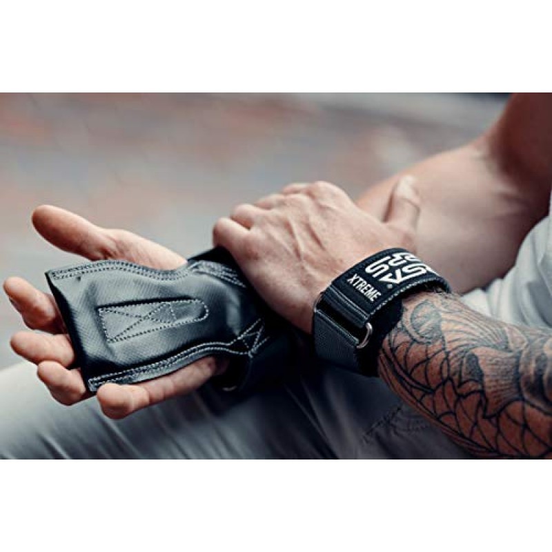 Versa Gripps® Xtreme, 미국산, 역도 대안용 손목 스트랩, 최고의 훈련 액세서리
