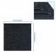 Uyoyous 25MM 두꺼운 헤비 듀티 연동 고무 체육관 타일 20 "x 20" 4 타일 고밀도 고무 운동 홈 체육관 바닥 매트 홈 체육관 운동 영역을위한 보호 바닥 매트