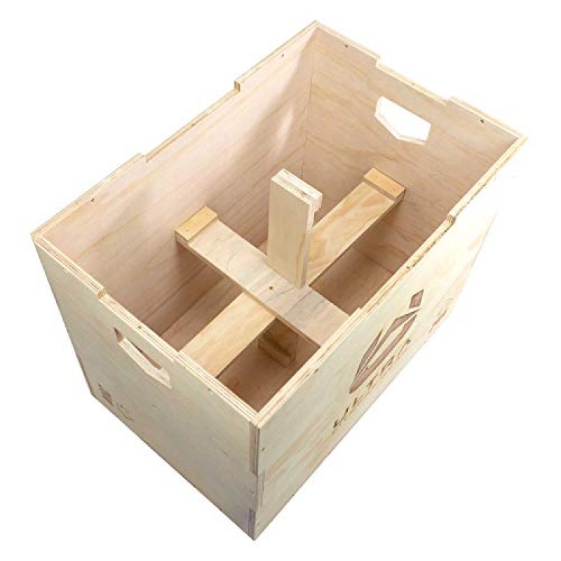 점프, MMA 훈련을 위한 울트라 피트니스 기어 3 in 1 Wood Plyo Box. 플라이오메트릭.