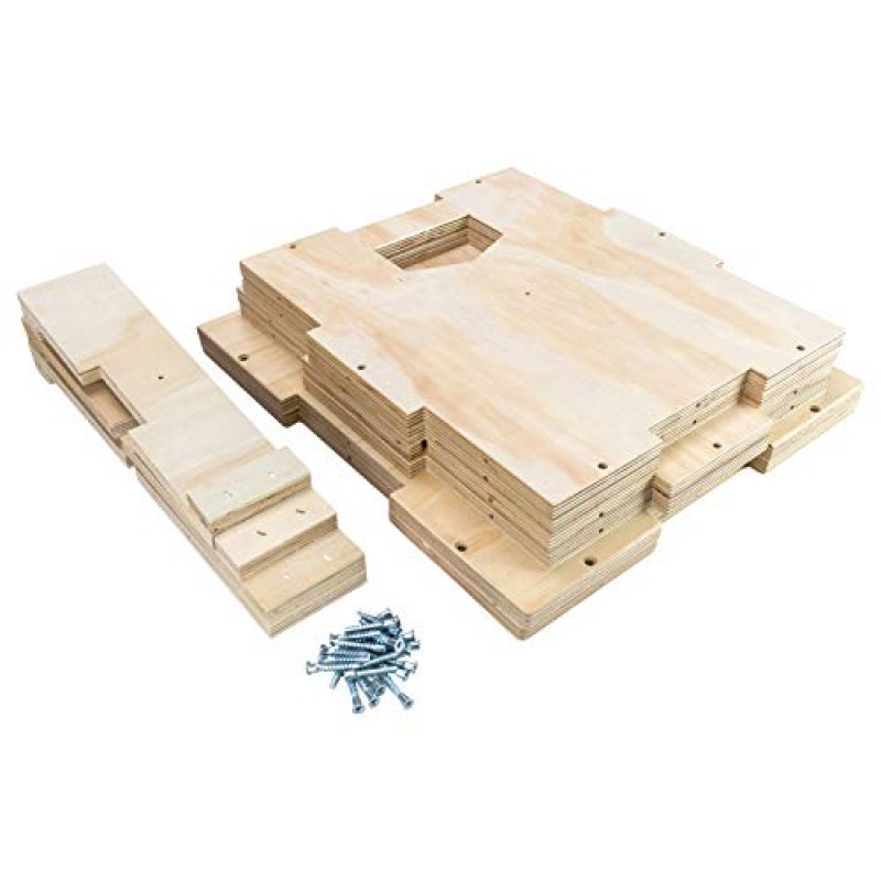 점프, MMA 훈련을 위한 울트라 피트니스 기어 3 in 1 Wood Plyo Box. 플라이오메트릭.