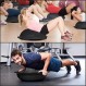 JX FITNESS 58cm 밸런스 하프 볼 트레이너, 저항 밴드 및 펌프가 포함된 안정성 운동 요가 하프 볼 - 전신 홈 체육관 운동 또는 피트니스 훈련으로 코어 및 복근 근력 향상